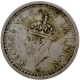 Rare Misprint Error Silver One Rupee Coin of King George VI of Bombay Mint of 1945.