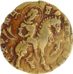 Horseman type Gold Dinar Coin of Kumaragupta I of Guptas.