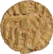 Raja Raja I Gold One Eighth Kahavanu Coin of Chola Dynasty.