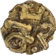 Unpublished Gold Elephant Half Fanam Coin of Cholas.