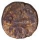 Jayasimhanad Copper Half Kasu Coin of Venad Cheras of Fish type. 