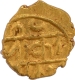 Sri Lakshmi type Gold Half Fanam Coin of Vijayanagara Feudatory.