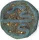 Very Rare Golkonda Sultante Qutb Shahi Copper Two Third Falus Coin of Muhammadnagar Golkonda.