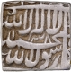 Silver Square Rupee AH 1002 /38 Elahi Broad flan Coin of Akbar of Bang Mint.