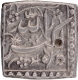  Mintless Type Silver Square Rupee Coin of Akbar with Elahi 33.