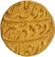 Rare Mughal Empire Aurangzeb Akbarabad Mint Gold Mohur Coin of AH 1095 and 28 Regnal year.