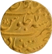 Very Rare Mughal Empire Farrukshiyar Khujista Bunyad Mint Gold Mohur Coin of 7 RY.