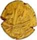 Unlisted and Unpublished  Extremely Rare Gold Half Pagoda Coin of Alamgir II.