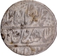 Muhammad Akbar II of Silver Rupee Coin of Shahjahanabad Dar ul Khilafa Mint, AH 122X/Ahad.