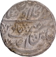 Muhammad Akbar II of Silver Rupee Coin of Shahjahanabad Dar ul Khilafa Mint, AH 122X/Ahad.