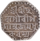 Assam Kingdom Gaurinatha Simha Silver Rupee Coin of Saka Era 1706 and 5.