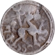 Tripura Kingdom Silver Tanka Coin of Vijaya Manikya of Saka Era 1476 citing Queen Sarasvati.