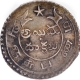 Second Issue Silver Five Fanams Coin of Madras Presidency in almost complete dotted borders In XF-AU Condition. 