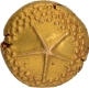 Diety Vishnu standing Gold Star Pagoda Coin of Madras Presidency.