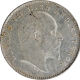 Toughest Date of Very Rare Silver Two Annas Coin of King Edward VII of Calcutta Mint of 1909.