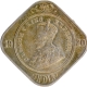 Gem Uncirculated Cupro Nickel Two Annas Coin of King George V of Calcutta Mint of 1920.