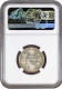 NGC MS 62 Graded Silver Half Rupee Coin of King Edward VII of Bombay Mint of 1907.