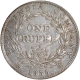 Rare Silver One Rupee Coin of King William IIII of Calcutta Mint of 1835 with Toning.