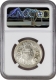 NGC MS 63 Graded Silver One Rupee Coin of King George V of Bombay Mint of 1911.