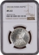 Rare NGC MS 63 Graded Silver One Rupee Coin of King George V of Bombay Mint of 1921.