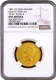 NGC Graded Rare Gold One Mohur Coin of Victoria Queen of Calcutta Mint of 1841.