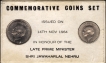 1964 Proof Set of Jawaharlal Nehru of Bombay Mint.