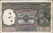 One Hundred Rupees Banknote of King George VI Signed by C D Deshmukh of 1938 of Cawnpore Circle.