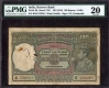 PMG Graded 20 Very Fine One Hundred Rupees Banknote of King George VI Signed by C D Deshmukh of 1938 of Delhi Circle.