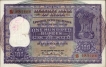 One Hundred Rupees Banknote Signed by P C Bhattacharya of Republic India of 1960.