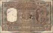 Incorrect Hindi One Thousand Rupees Banknote Signed by B Rama Rau of 1954 of Madras Circle .