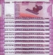Strong Paper Quality 10 Notes Fancy Number 111111 to 10L Two Thousand Rupees Banknotes Signed by Urjit R Patel of 2016.