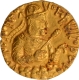 Kushan Dynasty Gold Dinar Coin of Huvishka of Nana type.