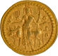 Oesho type Vasudeva I Gold Dinar Coin of Kushan Dynasty.