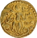 Gold Kahavanu Coin of Raja Raja I of Cholas of Srilanka.