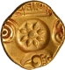 Punch Marked Gold Padmatanka Coin of Ramachandra of Yadavas of Devagiri.