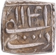 Mughal Empire Akbar Silver Square Half Rupee Coin of Di Month with Elahi year 41.