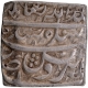 Silver Square Rupee Coin of Akbar of Bangala Mint.