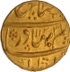 Gold Mohur Coin of Shah Alam Bahadur of Farkhanda Bunyad Haidarabad Mint.