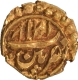 Gold Fanam Coin of Tipu Sultan of Patan Mint of Mysore Kingdom.