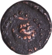 Crescent with Sun Copper Kasu Coin Nawabs of Arcot.