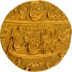 Gold Half Ashrafi Coin of Wajid Ali Shah of Awadh Bait us Sultanat Lakhnau Mint of Awadh State.