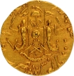 Gold Half Ashrafi Coin of Wajid Ali Shah of Awadh Bait us Sultanat Lakhnau Mint of Awadh State.