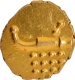 Cochin Unattributed Gold Fanam Coin.