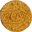 Rare Sawai Jaipur Mint Gold Mohur  45 RY  Mughal issue Coin of Jaipur.