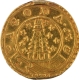 Gold Token Coin of Madras Presidency.