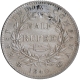 Scarce Silver Half Rupee Coin of Victoria Queen of Calcutta Mint of 1840.