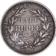 Scarce Silver Half Rupee Coin of Victoria Queen of Madras Mint of 1840.