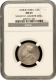 Rare NGC MS 63 Graded Silver Half Rupee Coin of King George V of Bombay Mint of 1928.