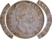 Exceedingly Rare Silver One Rupee Coin of King William IIII of Calcutta Mint of 1835.