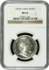 NGC MS 63 Graded Silver One Rupee Coin of King Edward VII of Calcutta Mint of 1903.